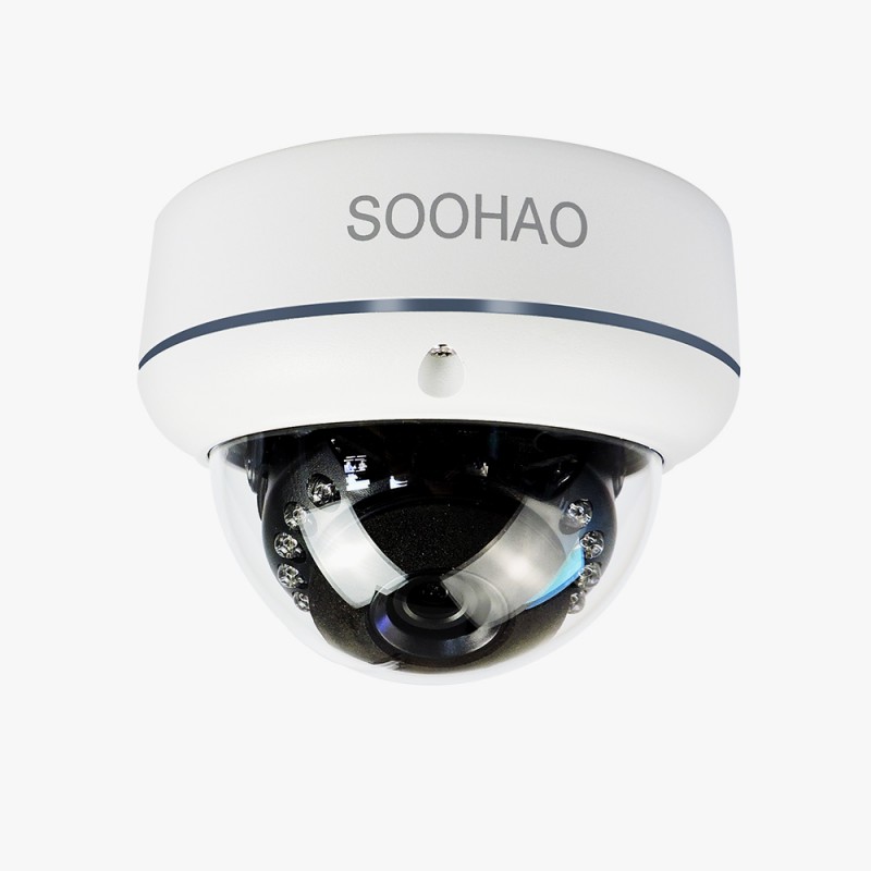 SOOHAO 防犯カメラPOE ドーム型 ＰOE給電カメラセット増設用 300万画素 暗視・モーション検知機能付き 
